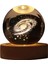 Sevgililer Günü Hediyesi Galaxy Kristal Top Lambası 3D Planet Moon Lamba USB LED Gece Işığı, D (Yurt Dışından) 5