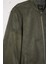 Slim Fit Dar Kesim Süet Kolej Yaka Fermuarlı Çift Cepli Mevsimlik Baharlık Bomber Mont Ceket A3866AX25AU 5