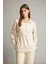 Polo Yaka Beli Lastikli Yarım Fermuarlı Modal Sweatshirt G2922AX25AU 1