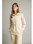 Polo Yaka Beli Lastikli Yarım Fermuarlı Modal Sweatshirt G2922AX25AU 4