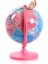 Pembe Yerküre 16 cm Çocuklar İçin Eğlenceli Eğitim Aracı Şeker Pembesi 3