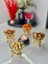 6 Kişilik Gold Dalgalı Lokumluk & Reçellik & Şekerlik 4