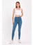 Kadın Tırnaklı Taşlamalı Jeans 1