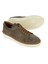 , Erkek Hakiki Deri Sneaker 1531026ZH182 Haki 7