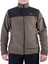 Outdoor Polar Ceket Haki - Sıcak Tutan Polar - Softshell Omuz - Fermuarlı Cep 2