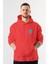 Kırmızı Umke Kapüşonlu Sweatshirt Unisex 3