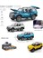 HCL-521A Çek Bırak 1:22 Sesli ve Işıklı Buharlı Metal Jeep 1