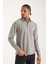 Polo Uzun Kol Gri Regular Fit 3