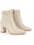 , Kadın Topuklu Bot 1531044Z4010 Bej 2