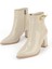 , Kadın Topuklu Bot 1531044Z4010 Bej 5