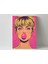 Sarışın Kız Pembe Sakız Pop Art -Ahşap Mdf Tablo 4