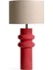 Sorrento Lamp Pink Ahşap Abajur 1