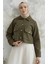Kısa Cepli Kaşe Mont Haki 4