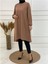 Oval Etekli Tunik - Badem Badem 4
