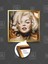 Marilyn Monroe Ikon Kadın Hollywood Woman Güzellik Çerçeveli Kare Kanvas Tablo 1