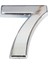 Cemax Krom Yapışkanlı 7 Rakamı 5 cm 1