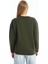 Yeni Sezon Bisiklet Yaka Baskılı Oversize Kadın Kalın Sweatshirt 4