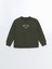 Yeni Sezon Bisiklet Yaka Baskılı Oversize Kadın Kalın Sweatshirt 5