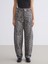 Yeni Sezon Baggy Fit Leopar Desenli Kadın Jean Pantolon 2
