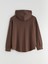 Yeni Sezon Kapüşonlu Oversize Kadın Fermuarlı Sweatshirt 2