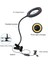 Klips Tipi LED Büyütme Cam Tırnak Güzelliği Işığı USB Soğuk Işık LED Kaymaz Ekipman Kelepçe Cam Taşınabilir Masa Lambası (Yurt Dışından) 5