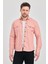 Yxcslim Fit Erkek Kot Gömlek Pembe 1