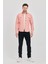 Yxcslim Fit Erkek Kot Gömlek Pembe 4