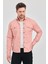 Yxcslim Fit Erkek Kot Gömlek Pembe 6
