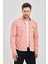 Yxcslim Fit Erkek Kot Gömlek Pembe 8