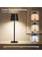 Modern LED Taşınabilir Kordonsuz Masa Lambası, USB Şarj Edilebilir Dokunmatik Masa Lambası, 3 Renk ve Basamaksız Karartma Başucu Lambaları Siyah (Yurt Dışından) 2