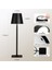 Modern LED Taşınabilir Kordonsuz Masa Lambası, USB Şarj Edilebilir Dokunmatik Masa Lambası, 3 Renk ve Basamaksız Karartma Başucu Lambaları Siyah (Yurt Dışından) 4