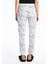 Yeni Sezon Beli Lastikli Desenli Kadın Jogger Pijama Alt 4