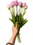Yapay Islak Pembe Lale Demeti 4