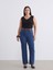 Yeni Sezon Büyük Beden Straight Fit Kadın Jean Pantolon 1