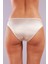 Giselle Mini Slip, Kadın Güpürlü Saten Ekru Külot 1