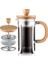 Ahşap Detaylı 600 ml Cam French Press 1