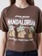 Yeni Sezon Bisiklet Yaka The Mandalorian Baskılı Kadın Tişört 3