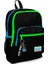 Dört Bölmeli Siyah Okul Çantası Ortopedik Tasarım 27x38x14 cm İlkokul İçin 2