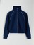Yeni Sezon Dik Yaka Oversize Kadın Fermuarlı Sweatshirt 5