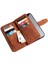 Multi Wallet iPhone 16 Pro Camel Deri Telefon Kılıfı 3