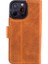 Multi Wallet iPhone 16 Pro Camel Deri Telefon Kılıfı 4