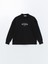 Yeni Sezon Bisiklet Yaka Baskılı Oversize Kadın Kalın Sweatshirt 5
