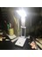 Süper Parlak Kobu LED Taşınabilir Masa Lambası Katlanabilir Pres Hassas Kontrol Pili ve USB Powered (Pil Yok) (Yurt Dışından) 4