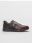 Kahverengi Erkek Deri Sneaker 121825 1
