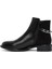 Kadın Siyah Zincir Detaylı Fermuarlı Bot 25WFE400514 2