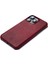 Full Wrap iPhone 16 Magsafe Uyumlu Magenta Deri Telefon Kılıfı 3