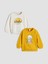 Yeni Sezon Bisiklet Yaka Baskılı Erkek Çocuk Sweatshirt 2'li 1