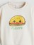 Yeni Sezon Bisiklet Yaka Baskılı Erkek Çocuk Sweatshirt 2'li 3