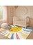Neşeli Güneş Motifli Çok Renkli Çocuk Halısı, Oyun Odası İçin Kaymaz ve Yumuşak 1
