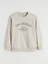 Yeni Sezon Los Angeles Baskılı Oversize Kadın Kalın Sweatshirt 1